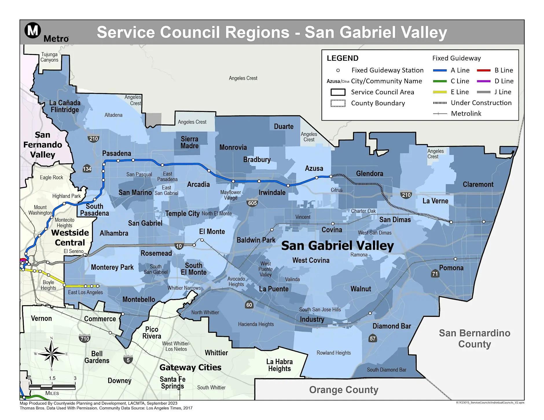 San Gabriel Valley, East of East Los Angeles San Gariel Valley, East of East Los Angeles